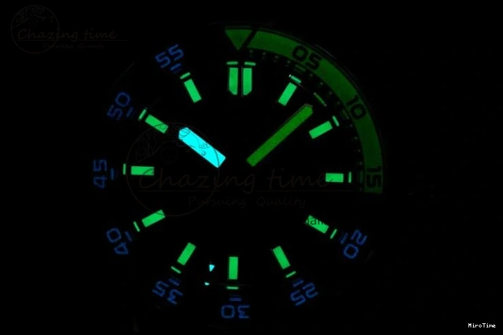 MIROTIME 0211 Bright Aquatimer Automatic SS RSF 1:1 Best Edition Black Yellow Dial on Black Rubber Strap A 7068